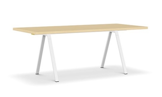Kristalia Neat - Holz Tisch - Buche - Weiss
