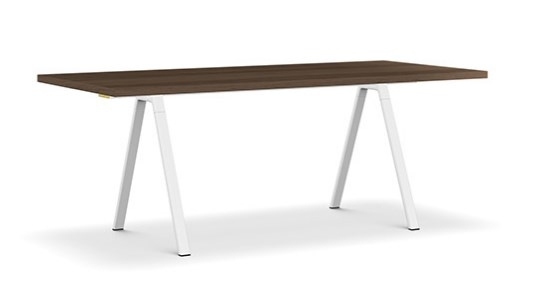 Kristalia Neat - Holz Tisch - Nussbaum - Weiss
