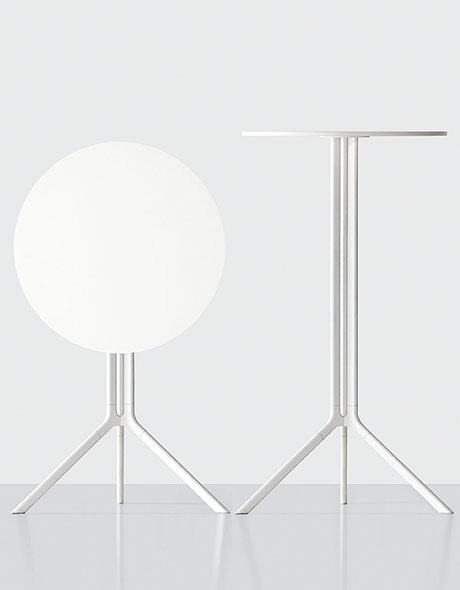 Kristalia Poule Tisch - Weiss
