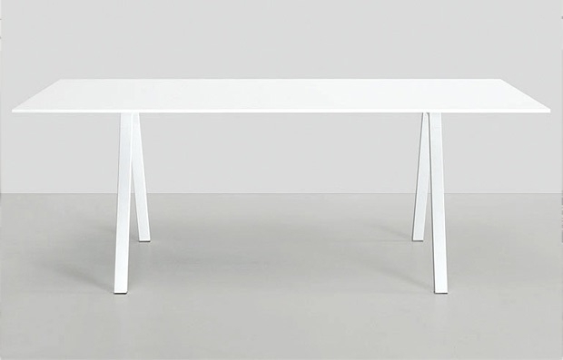 Kristalia Neat - Metall Tisch - Weiss