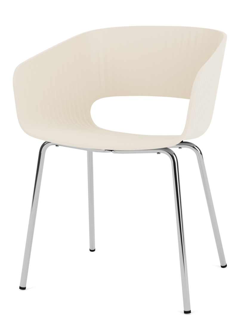 Montana-Marèe 401 Dining Stuhl-Chrom - Oak