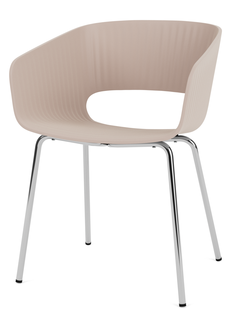 Montana-Marèe 401 Dining Stuhl-Chrom  - mushroom