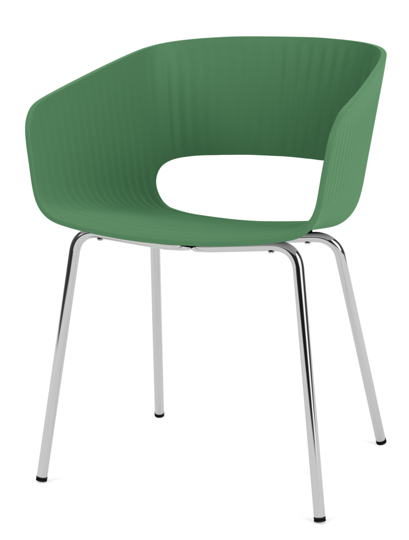 Montana-Marèe 401 Dining Stuhl-Chrom  - parsley