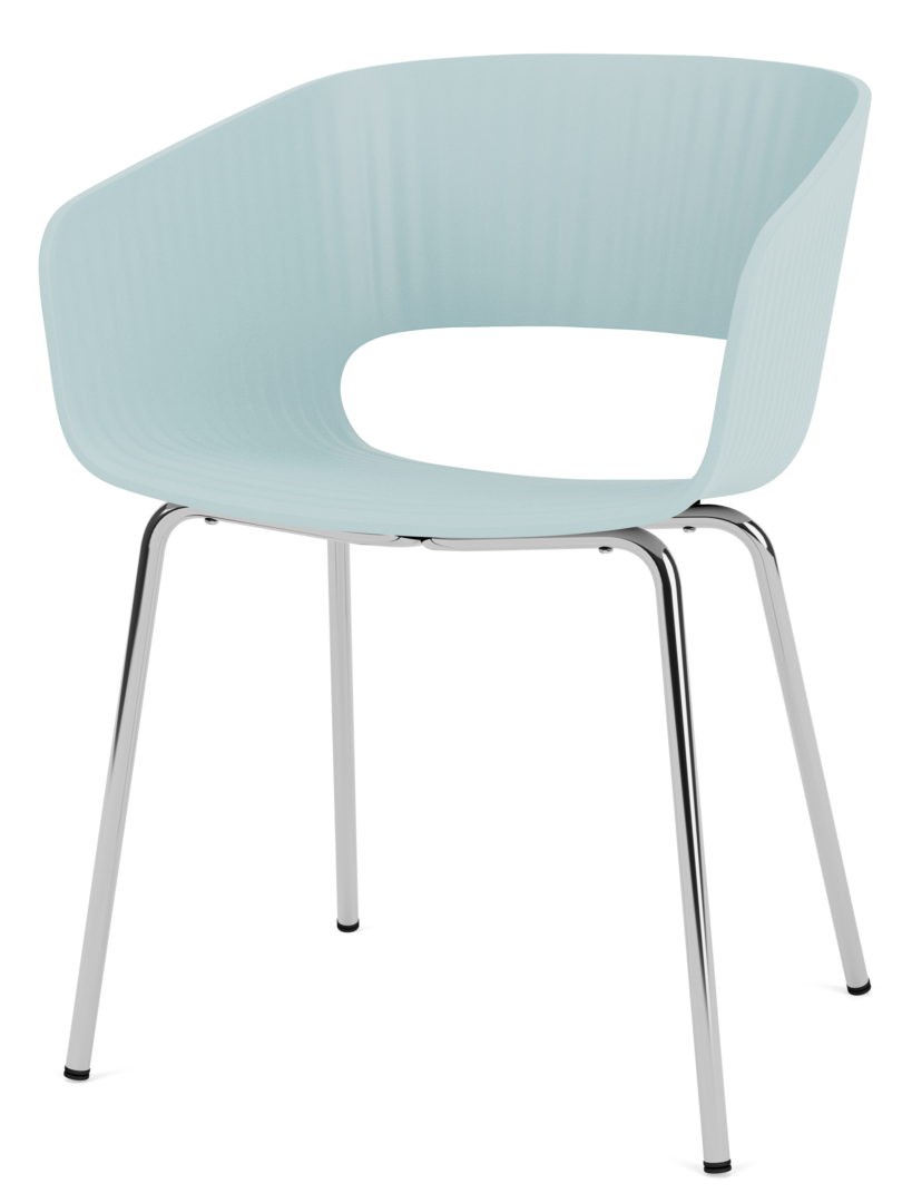 Montana-Marèe 401 Dining Stuhl-Chrom  - flint