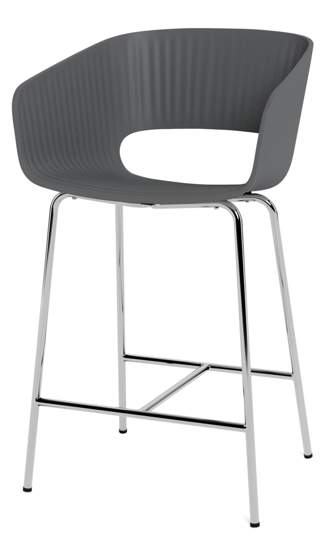 Montana-Marèe 402 Counter Stuhl-chrom - anthracite