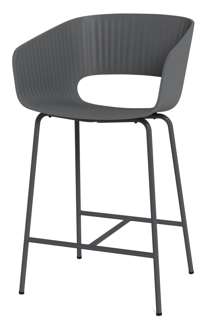 Montana-Marèe 402 Counter Stuhl-pulverbeschichtet - anthracite