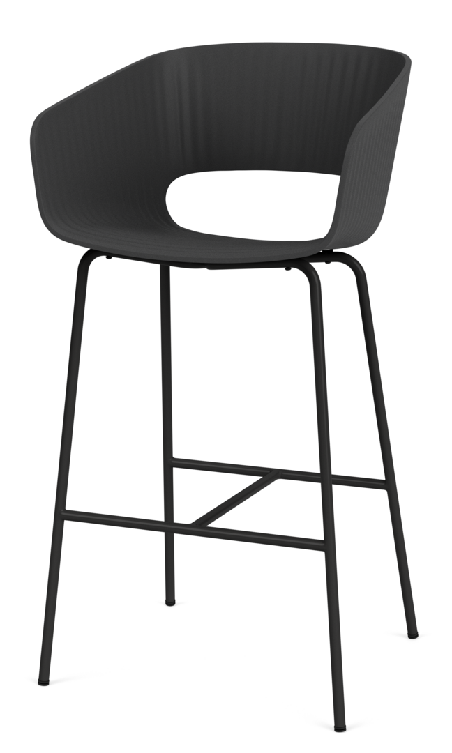 Montana-Marèe 403 Barhocker pulverbeschichtet - black