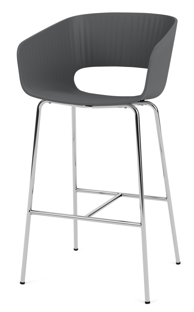 Montana-Marèe 403 Barhocker Chrom - anthracite