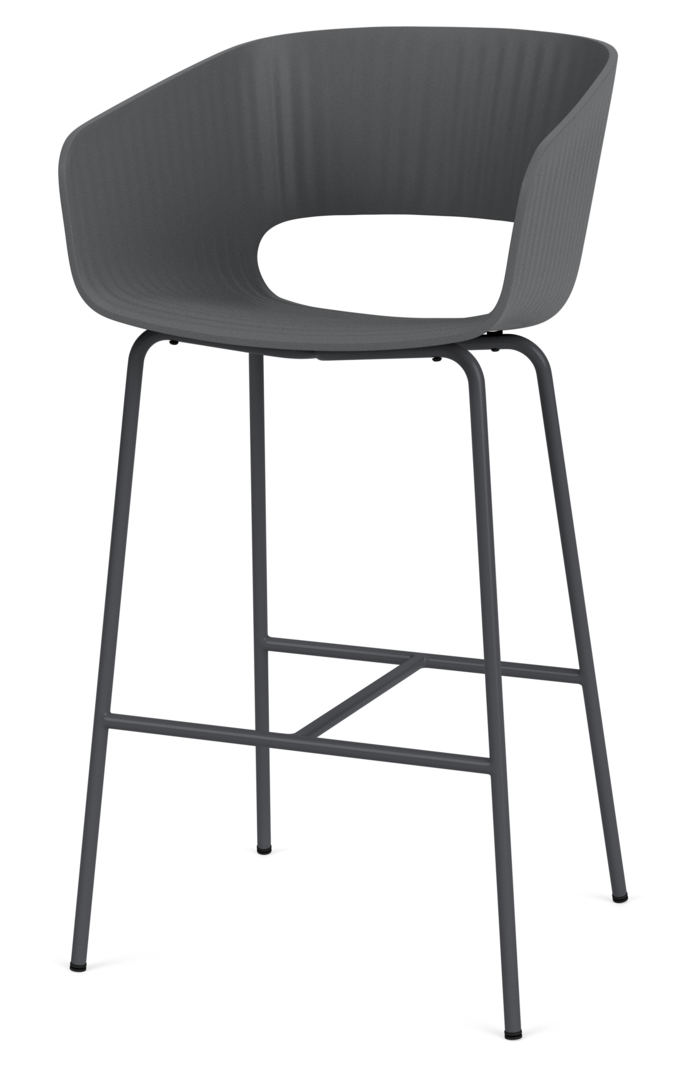 Montana-Marèe 403 Barhocker pulverbeschichtet - anthracite