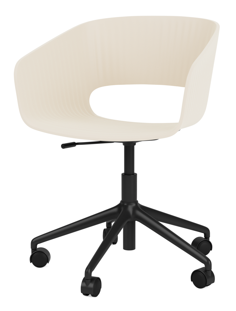 Montana-Marée 405-Bürostuhl mit Rollen-lackiert - oak
