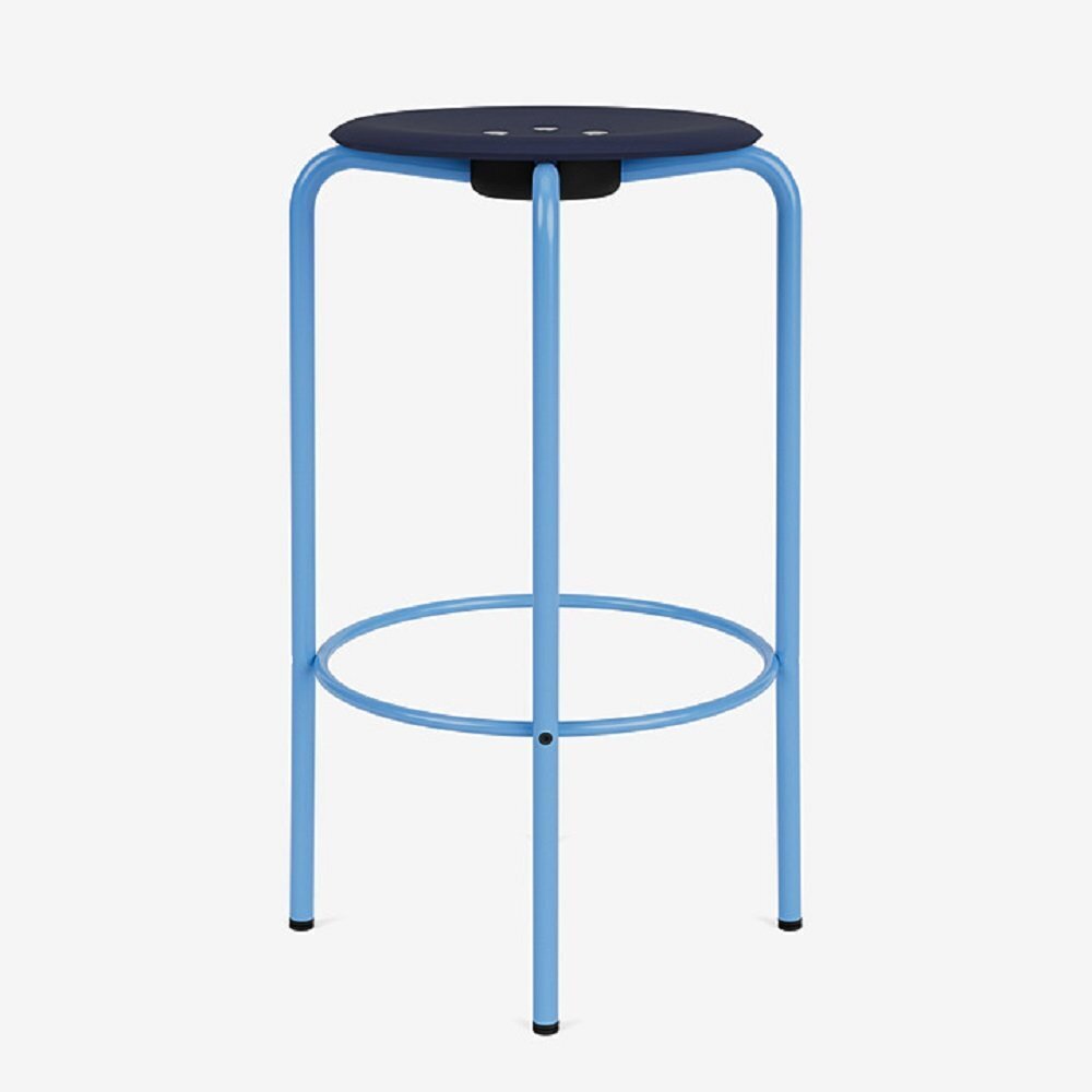 Montana-Kevi 2053-Counter-Hocker - pulverbeschichtet - azure