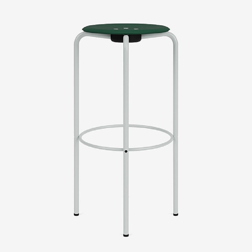 Montana-Kevi 2052-Barhocker pulverbeschichtet - oyster