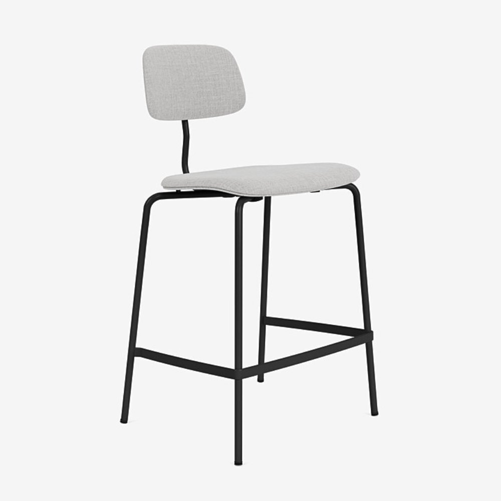 KEVI E2061 Counter - Vollgepolstert - Pulverbeschichtet - Black 05 - Lasur Black 05 - Remix 123