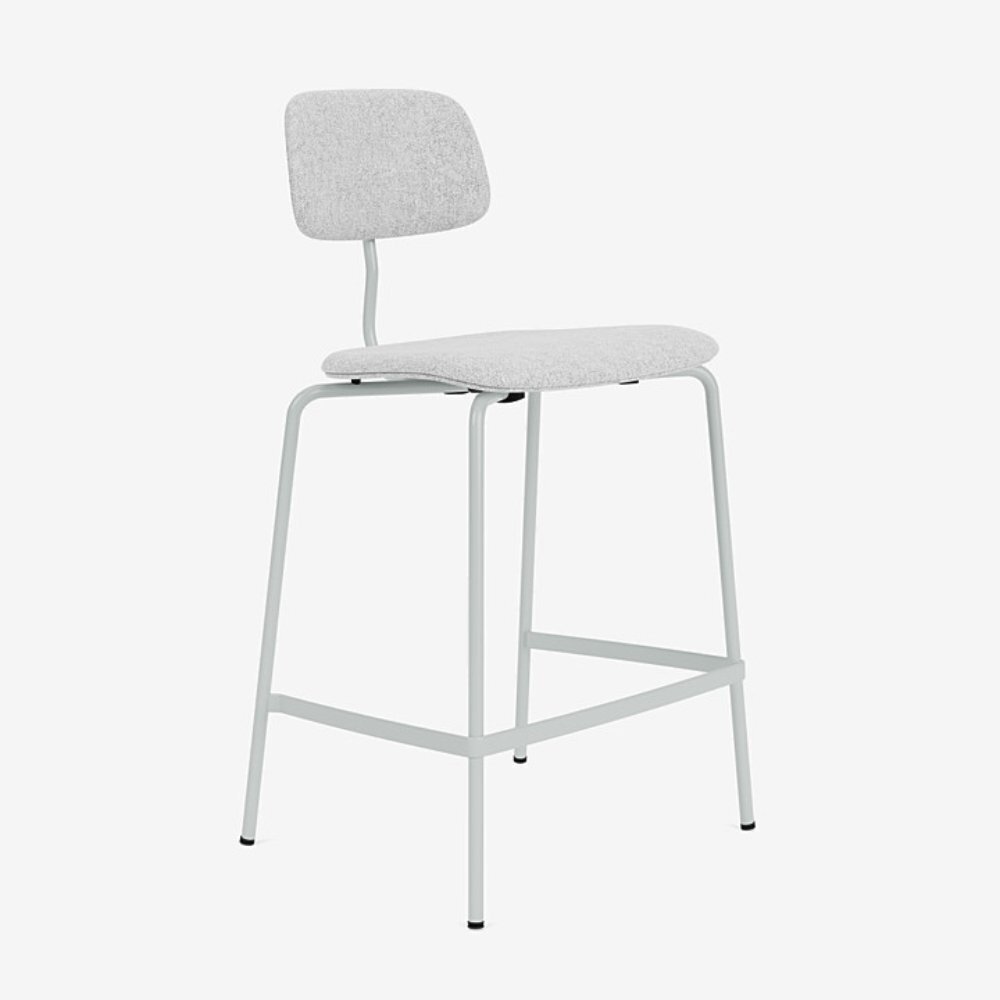 KEVI E2061 Counter - Vollgepolstert - Pulverbeschichtet - Oyster 156 - Lasur Black 05 - Hallingdal 116