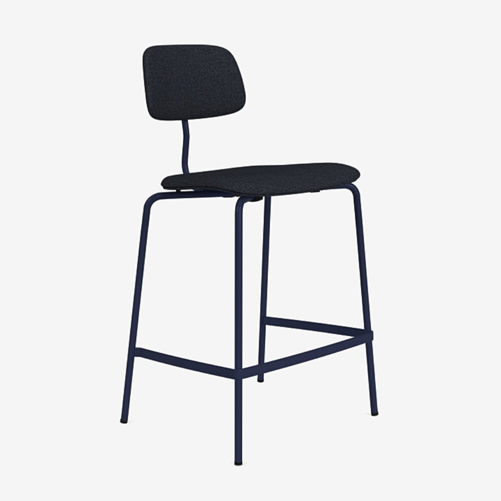 KEVI E2061 Counter - Vollgepolstert - Pulverbeschichtet - Shadow 147 - Lasur Black 05 - Hallingdal 180