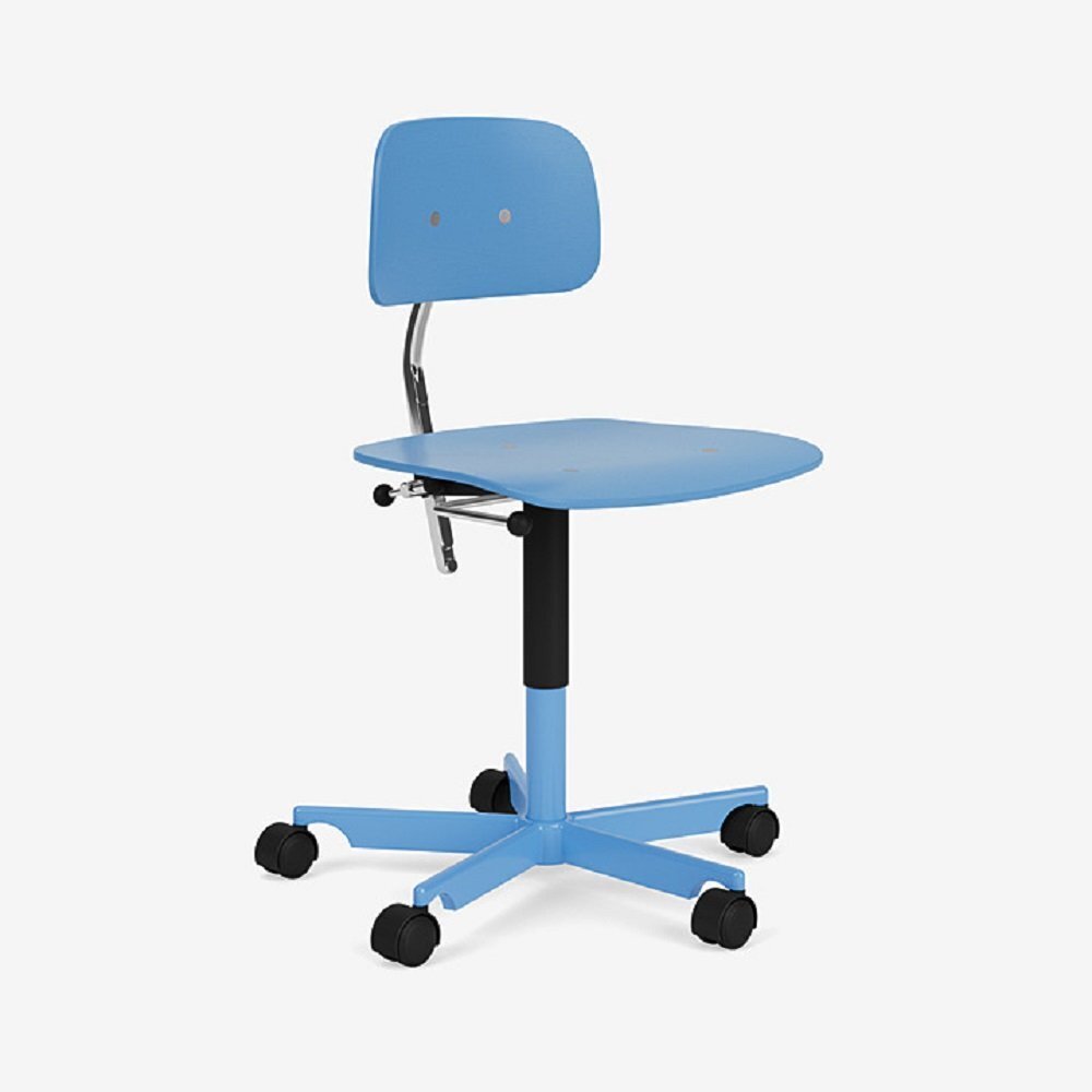 Montana KEVI 2533 mit gepolsterter Sitz-Ungepolstert-Pulverbeschichtet Azure 154-Lasur Azure 154-Ohne polsterung