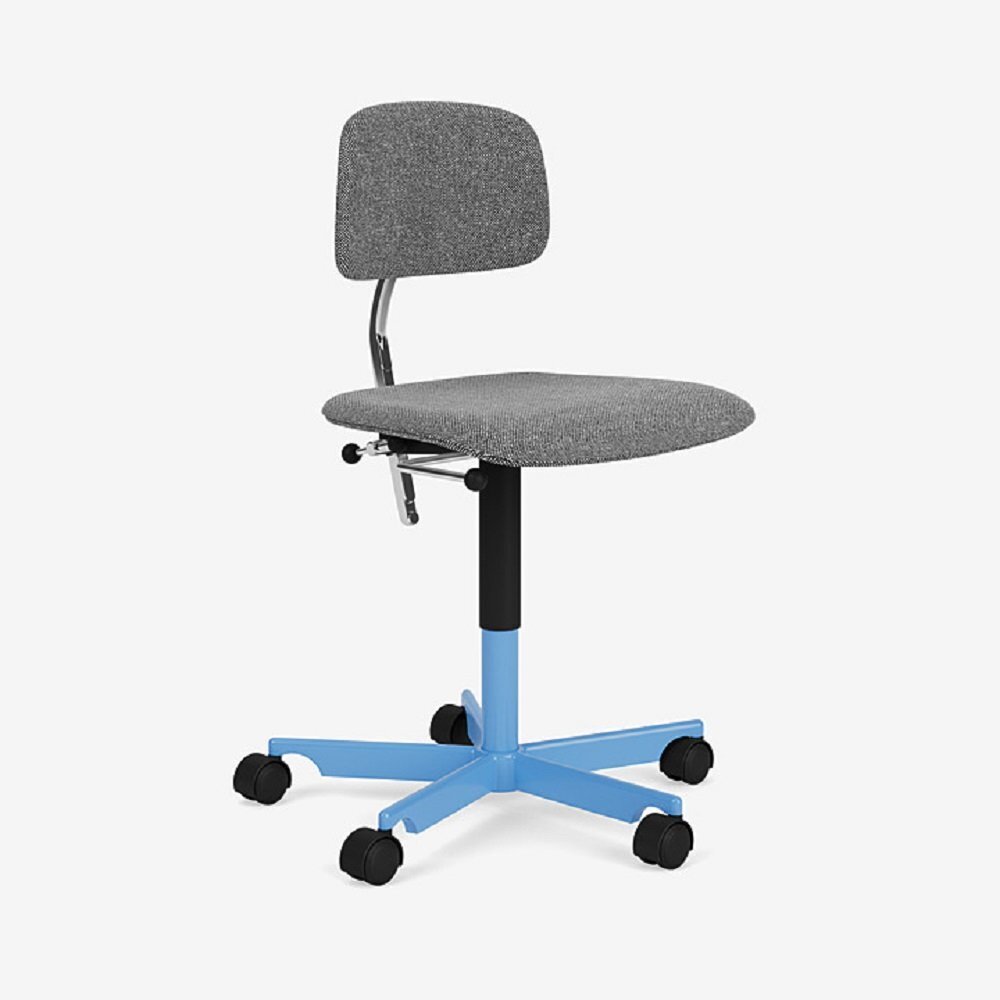 Montana KEVI 2533 mit gepolsterter Sitz-Vollgepolstert-Pulverbeschichtet Azure 154-Lasur Black 05-Hallingdal 116