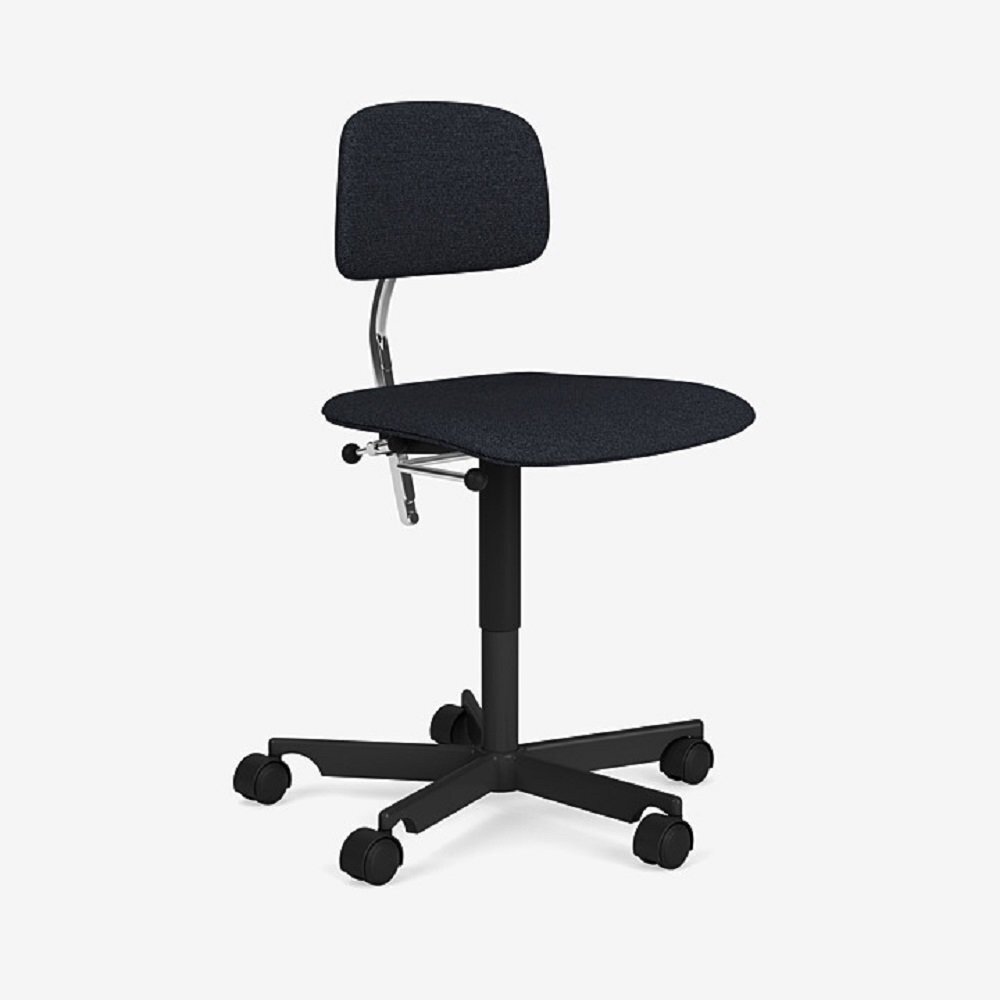 Montana KEVI 2533 mit gepolsterter Sitz-Vollgepolstert-Pulverbeschichtet Black 05-Lasur Black 05-Hallingdal 180