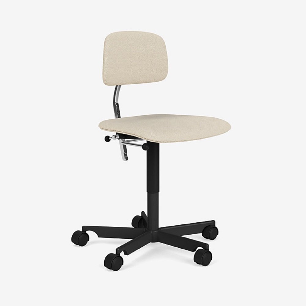 Montana KEVI 2533 mit gepolsterter Sitz-Vollgepolstert-Pulverbeschichtet Black 05-Lasur Black 05-Hallingdal 200