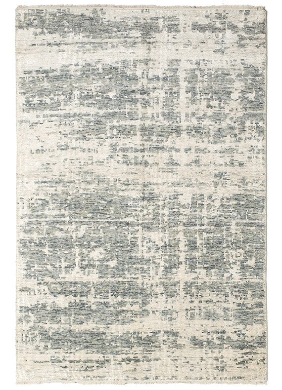Kuatro Blossom Ivory Blue Rug