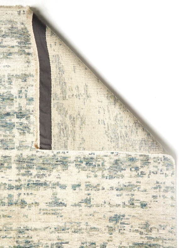 Kuatro Blossom Ivory Blue Rug
