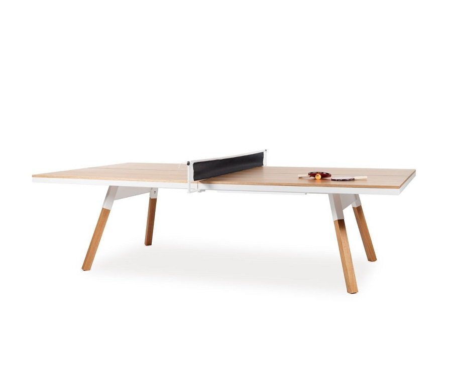RS Barcelona You and Me Standard Ping-Pong Table - Oak_White