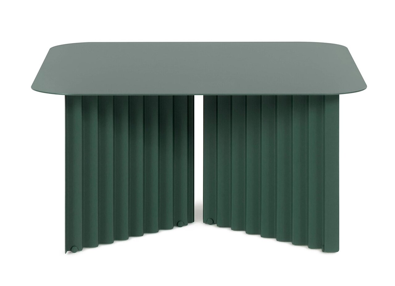 RS Barcelona Plec Rectangular Occasional Table Medium - Couchtisch 70x35,6x60 cm - Stahl - Grün