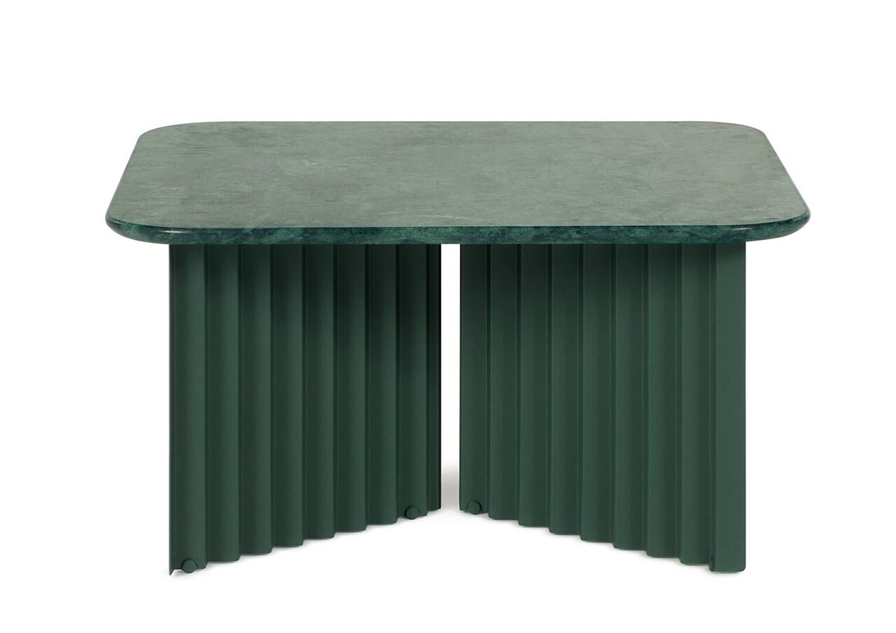 RS Barcelona Plec Rectangular Occasional Table Medium - Couchtisch 70x35,6x60 cm - Mamor - Grün Aver