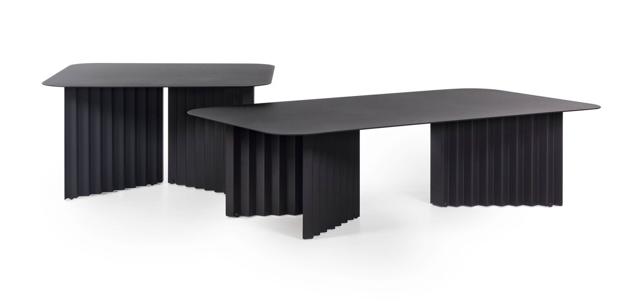 RS Barcelona Plec Rectangular Occasional Table Medium - Couchtisch 70x35,6x60 cm - Stahl - Weiß