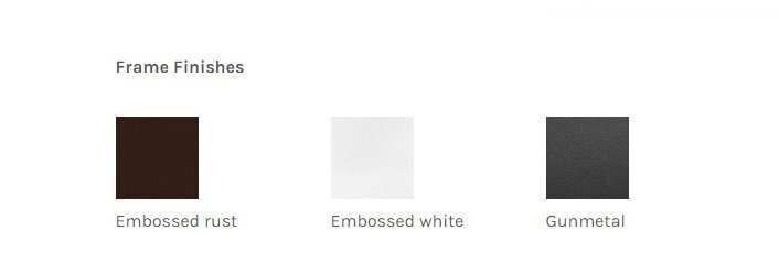 Frame Finishes