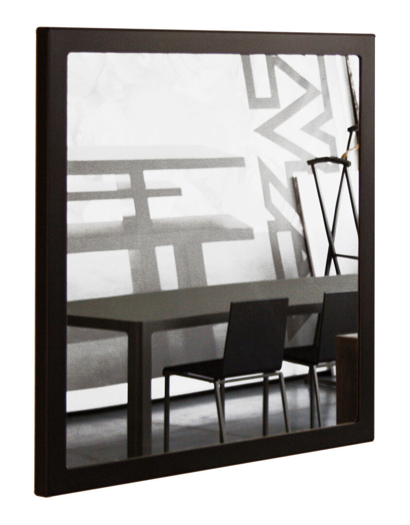 Zeus Little Frame Spiegel 60 x 60 cm - Metall Braun Epoxidharz lackiert