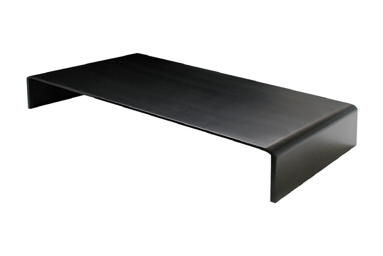 Zeus Solitaire Basso Couchtisch - Schwarz phosphatiert Stahlblech