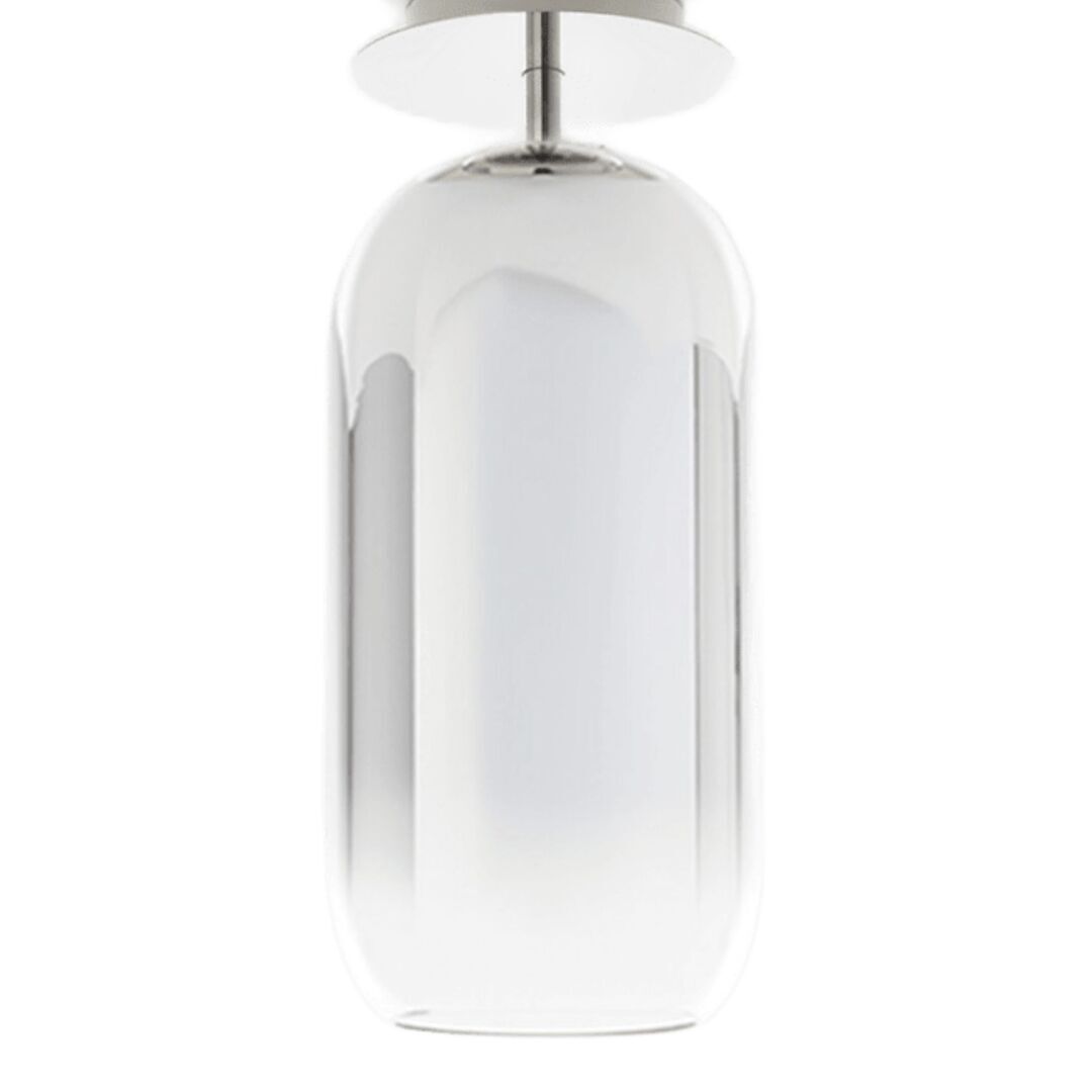 Artemide Gople Mini Deckenleuchte von Artemide 1414010A, silber