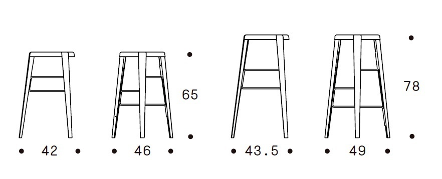 Zilio SPUTNIK Stool