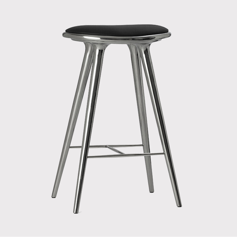 Mater High Stool 74 cm - Recycled aluminum