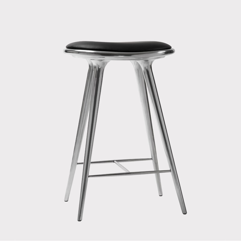 Mater High Stool 69 cm - Recycled aluminum