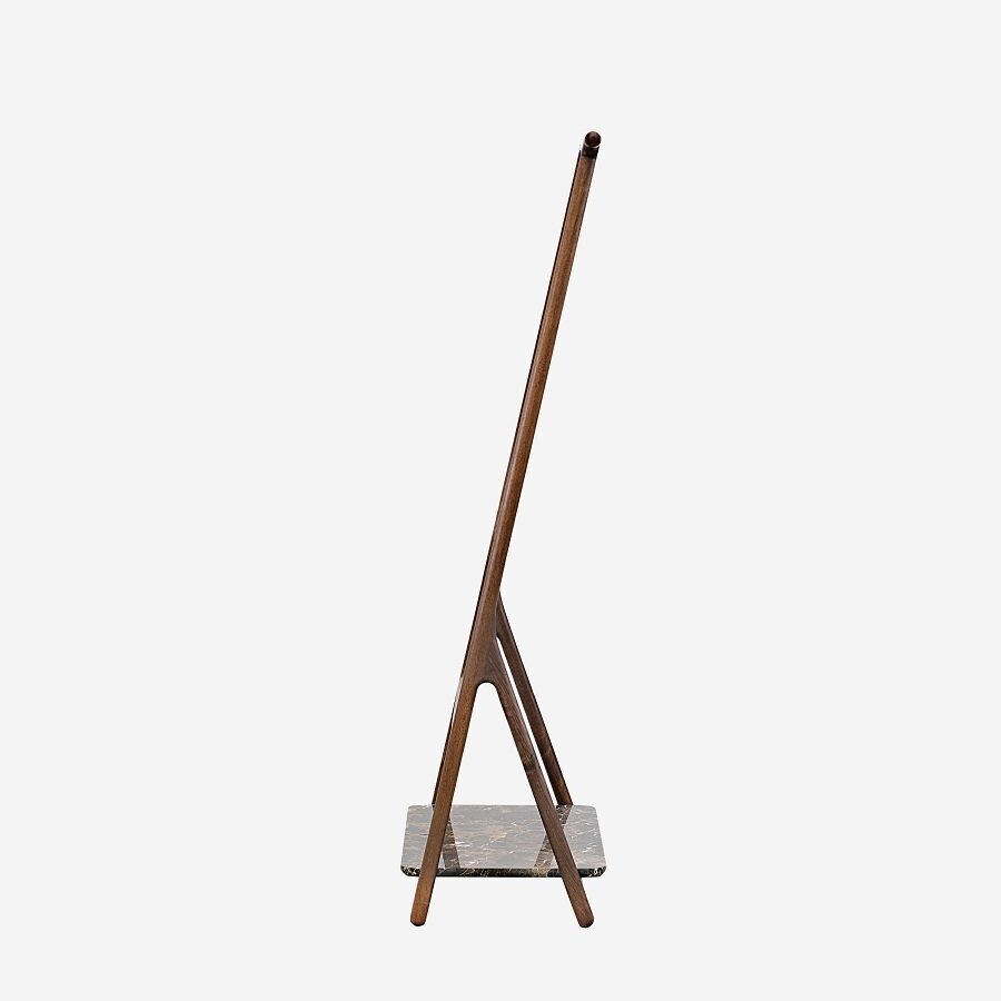 Woak Marshall Coat Rail - Walnut - Emperador