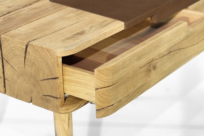 Whiteoak Work Desk TIIMO-oak