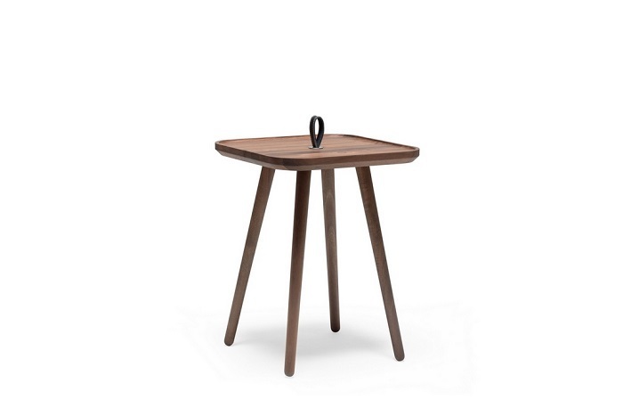 Woak Malin Side Table-walnut