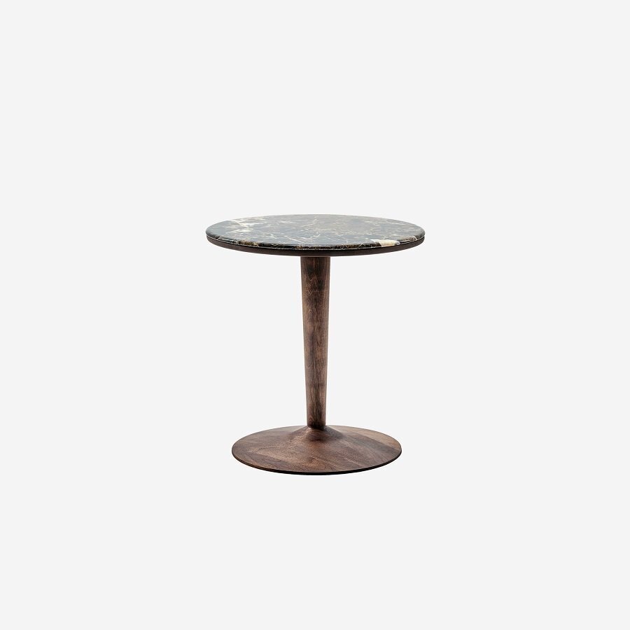 Woak Ninas Side Table - Walnut - Emperador