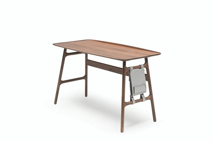 Woak Work Desk Malin-walnut