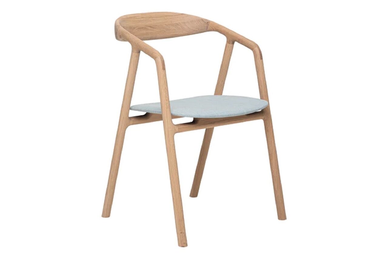 Woak Bled Chair-Armlehnenstuhl - Oak White