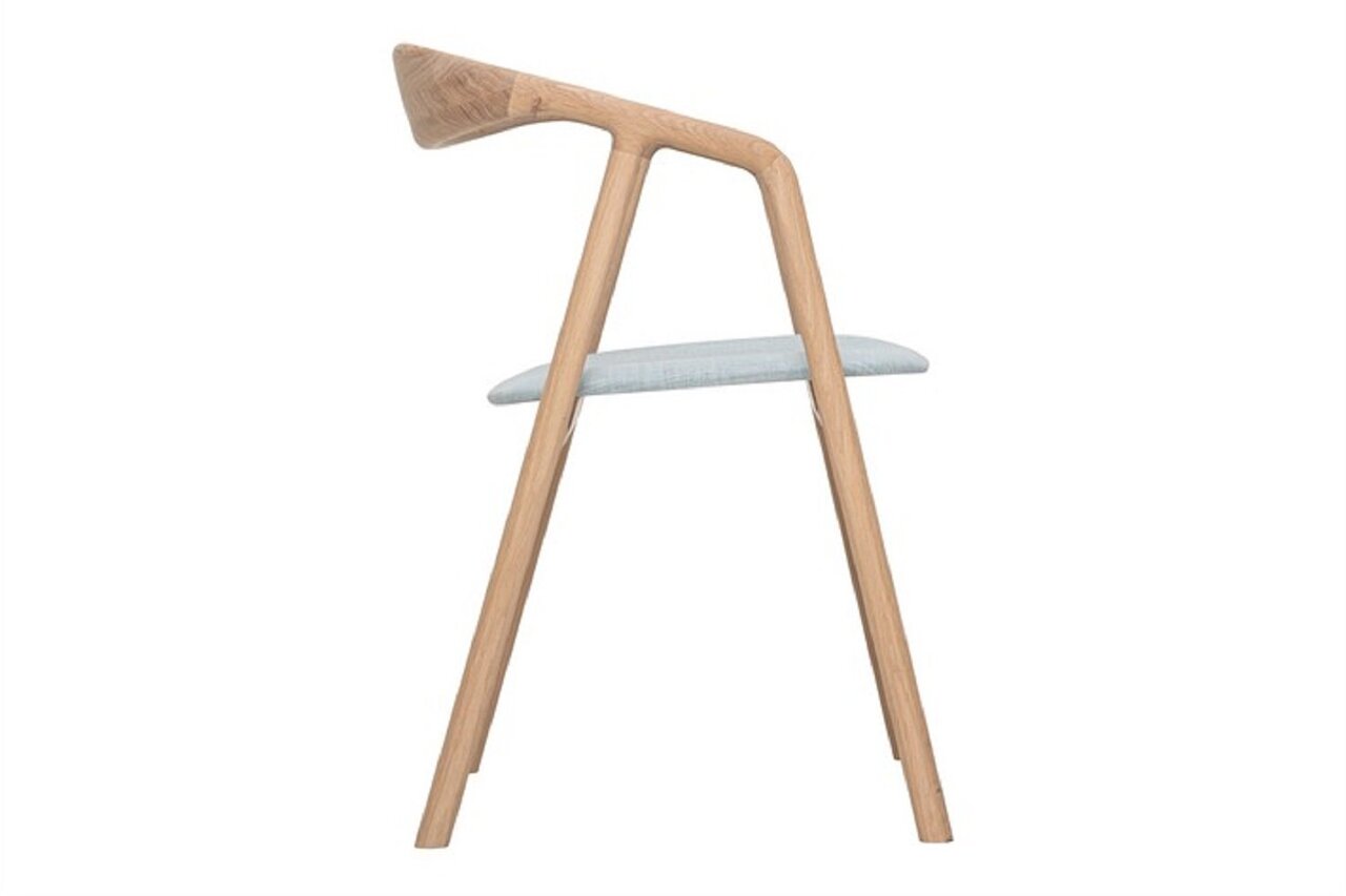 Woak Bled Chair-Armlehnenstuhl - Oak White
