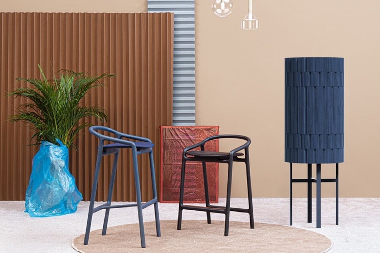 Woak Brioni Bar Stool-niedriger Barhocker