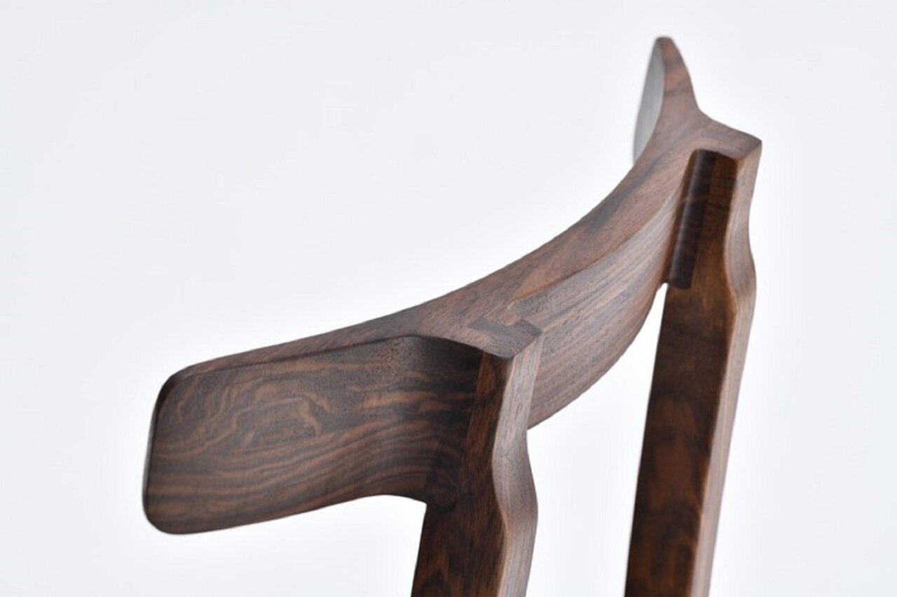 Woak Nervosa Chair-Stuhl - Walnut