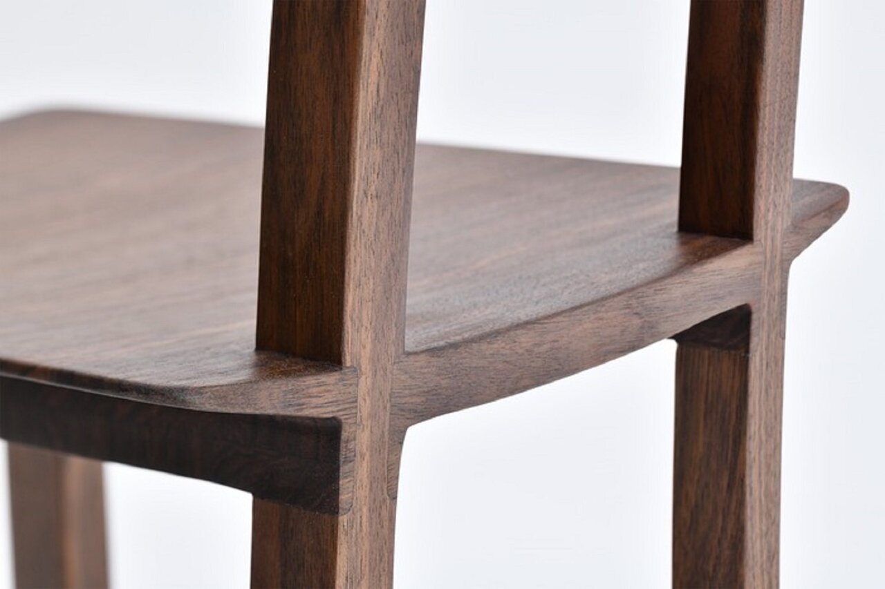 Woak Nervosa Chair-Stuhl - Walnut
