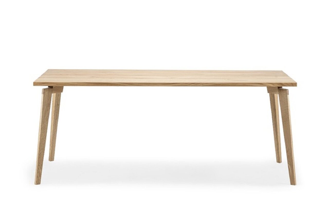 Solid by WhiteOak Lotte Dining Table-Esstisch - Knotty Oak