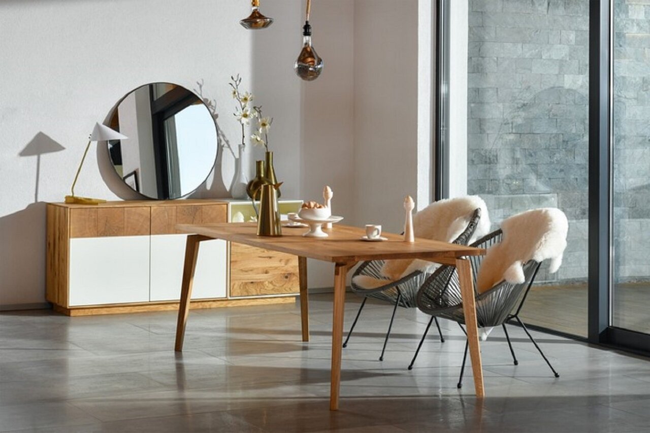 Solid by WhiteOak Lotte Dining Table-Esstisch