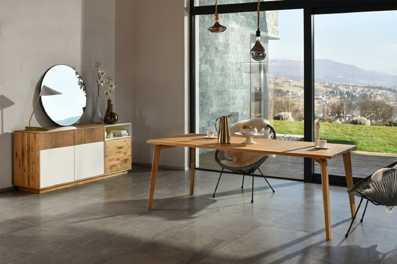Solid by WhiteOak Lotte Dining Table-Esstisch