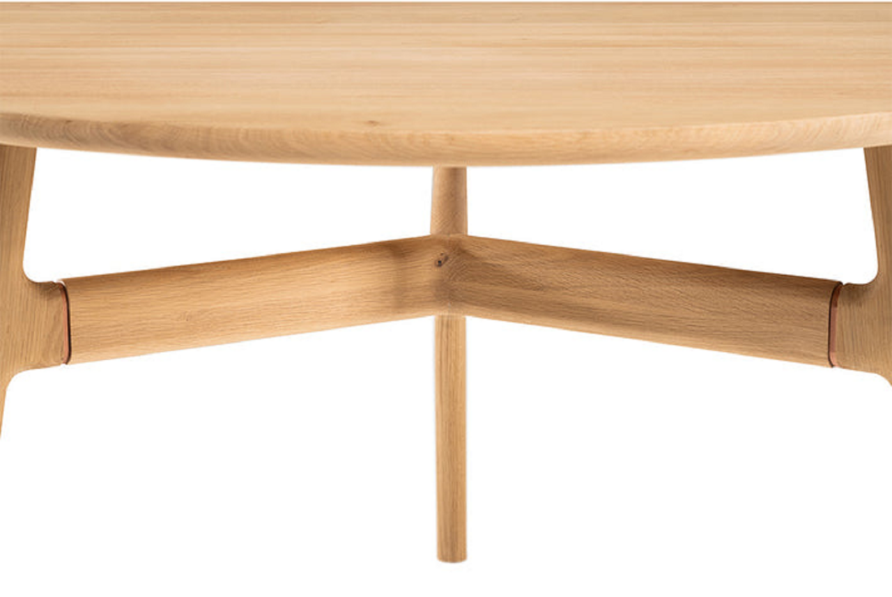 Woak Marshall Dining Table-Runder Esstisch - Oak
